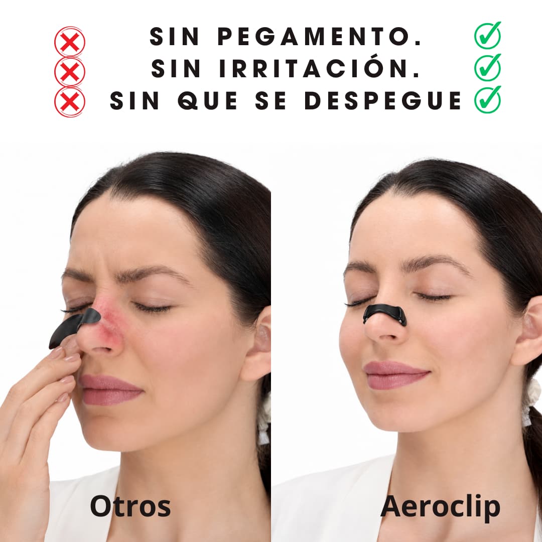 AeroClip — Dilatador Nasal Magnético Antirronquidos