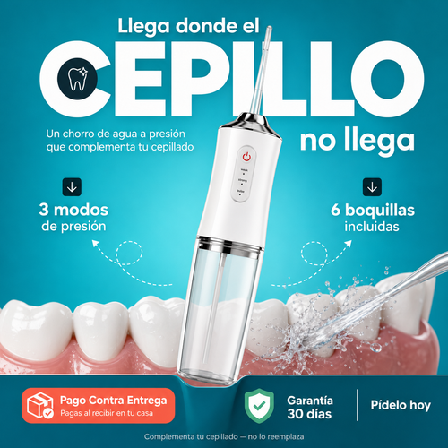 Irrigador Oral Recargable Sarro 4 Boquil - ID339495 — vista 1